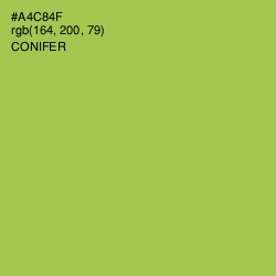#A4C84F - Conifer Color Image