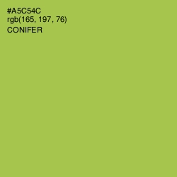 #A5C54C - Conifer Color Image