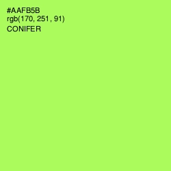 #AAFB5B - Conifer Color Image