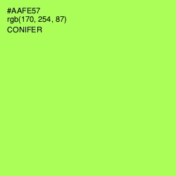 #AAFE57 - Conifer Color Image