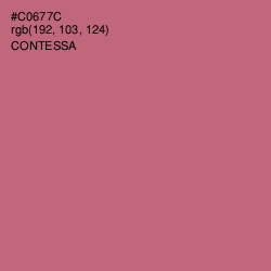 #C0677C - Contessa Color Image