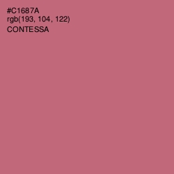 #C1687A - Contessa Color Image