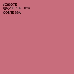 #C86D7B - Contessa Color Image