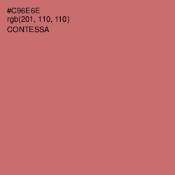 #C96E6E - Contessa Color Image