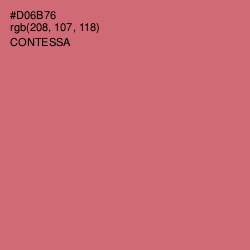 #D06B76 - Contessa Color Image