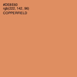 #DE8E60 - Copperfield Color Image