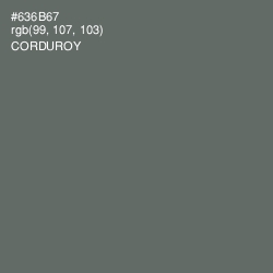 #636B67 - Corduroy Color Image