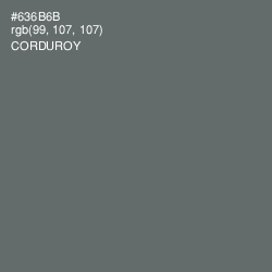 #636B6B - Corduroy Color Image