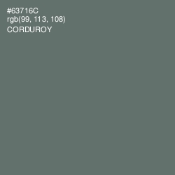 #63716C - Corduroy Color Image