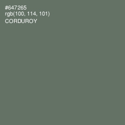 #647265 - Corduroy Color Image