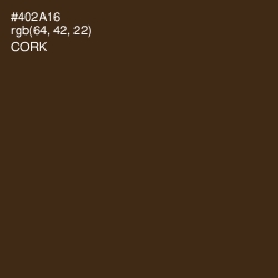 #402A16 - Cork Color Image