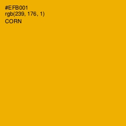 #EFB001 - Corn Color Image