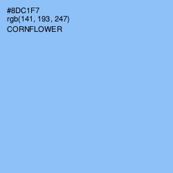 #8DC1F7 - Cornflower Color Image