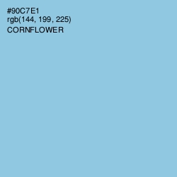 #90C7E1 - Cornflower Color Image