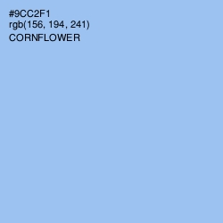 #9CC2F1 - Cornflower Color Image