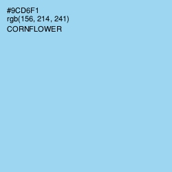 #9CD6F1 - Cornflower Color Image