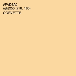 #FAD8A0 - Corvette Color Image