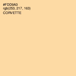#FDD9A3 - Corvette Color Image