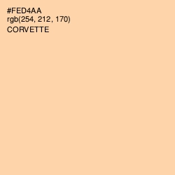 #FED4AA - Corvette Color Image