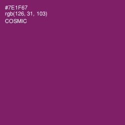 #7E1F67 - Cosmic Color Image