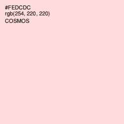 #FEDCDC - Cosmos Color Image