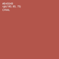 #B4554B - Crail Color Image