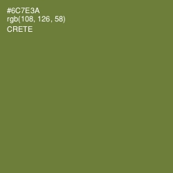 #6C7E3A - Crete Color Image