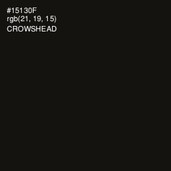 #15130F - Crowshead Color Image