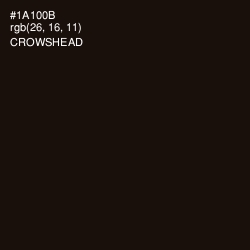 #1A100B - Crowshead Color Image