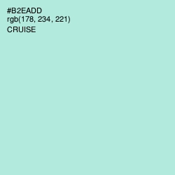 #B2EADD - Cruise Color Image