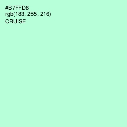 #B7FFD8 - Cruise Color Image