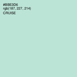 #BBE3D6 - Cruise Color Image
