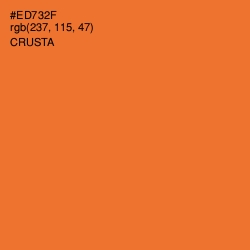 #ED732F - Crusta Color Image