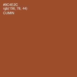 #9C4E2C - Cumin Color Image