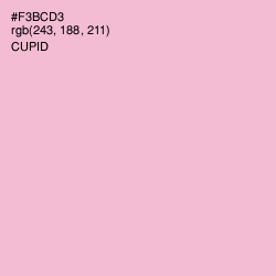 #F3BCD3 - Cupid Color Image