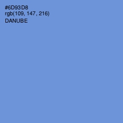 #6D93D8 - Danube Color Image