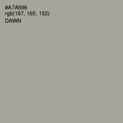 #A7A598 - Dawn Color Image