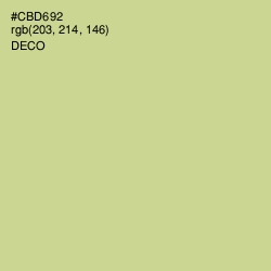 #CBD692 - Deco Color Image
