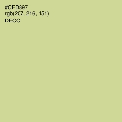 #CFD897 - Deco Color Image