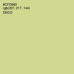 #CFD990 - Deco Color Image