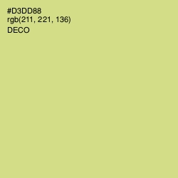 #D3DD88 - Deco Color Image