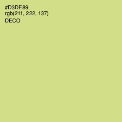 #D3DE89 - Deco Color Image