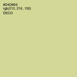 #D4D896 - Deco Color Image