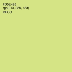 #D5E485 - Deco Color Image