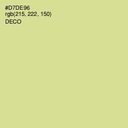 #D7DE96 - Deco Color Image