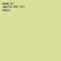 #D8E197 - Deco Color Image