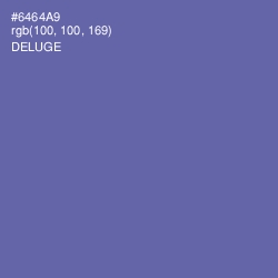 #6464A9 - Deluge Color Image