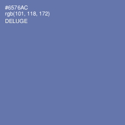 #6576AC - Deluge Color Image