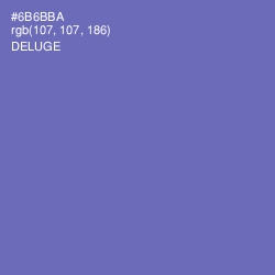 #6B6BBA - Deluge Color Image