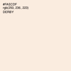 #FAECDF - Derby Color Image